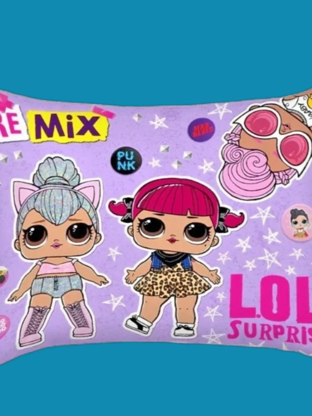 LOL SURPRISE! REMIX Reversible Comforter 2 Piece Set Twin-Full 72 x 86 NEW